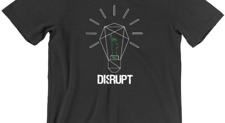 TechCrunch Disrupt - Bulb of Liberty T-shirt